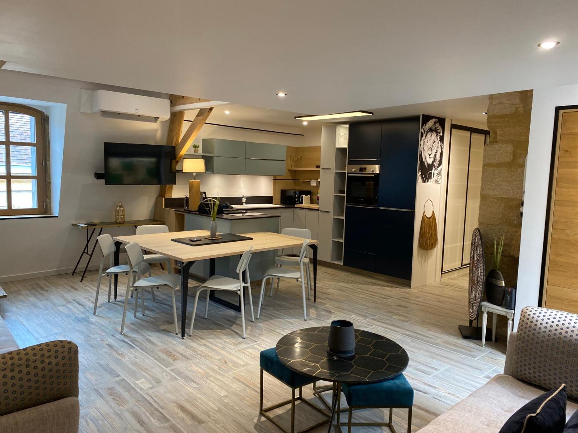 Appartement Avec Terrasse & Parking Sarlat Centre Exterior photo